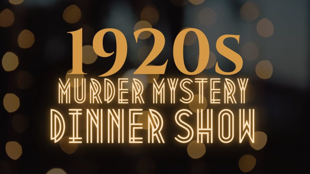 1920s murder mystery graphic