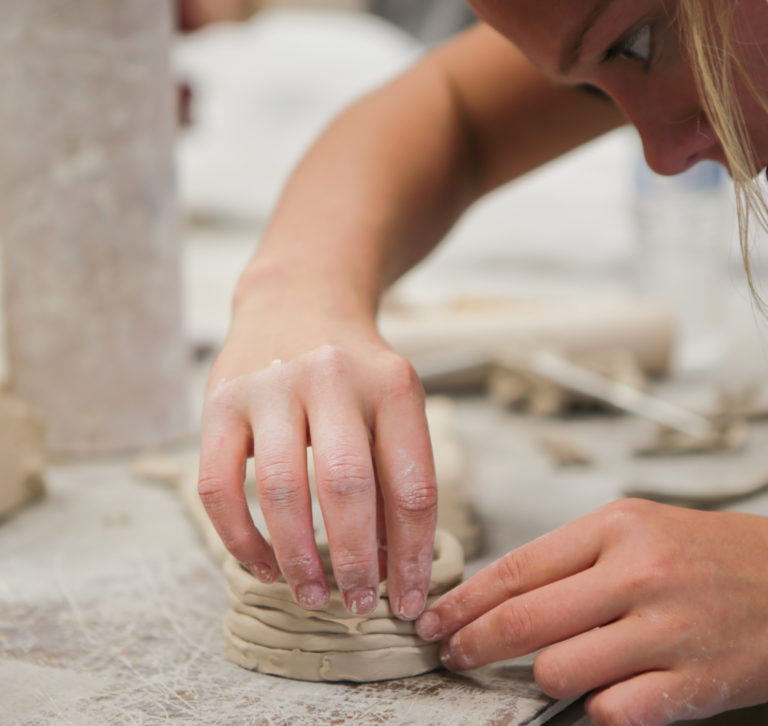 pottery making