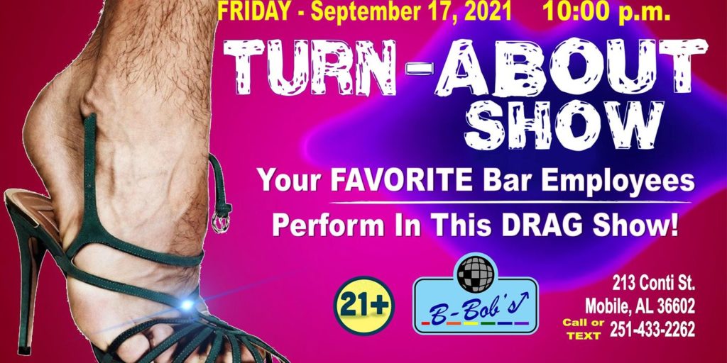 turn about show graphic