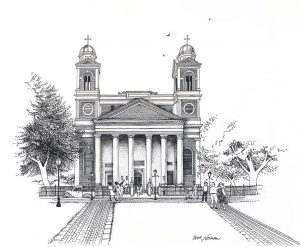 cathedral drawing