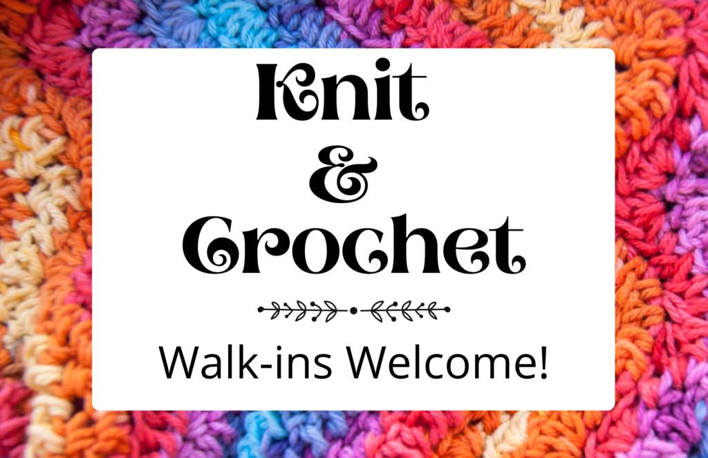 knit and crochet graphic