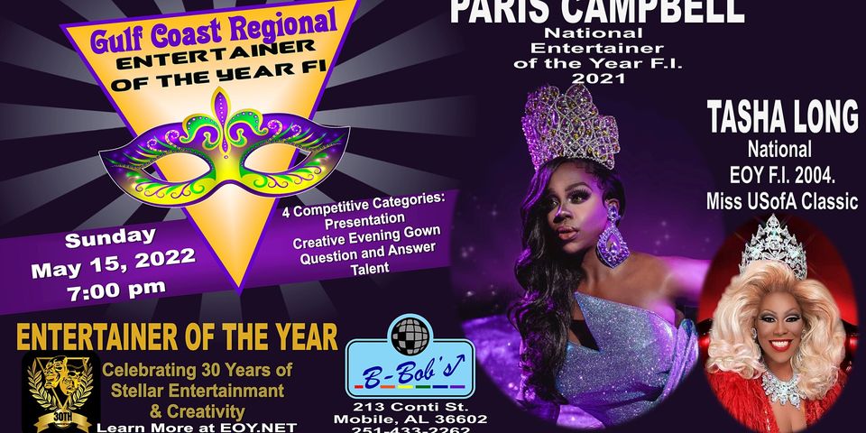 gulf coast regional entertainer of the year graphic