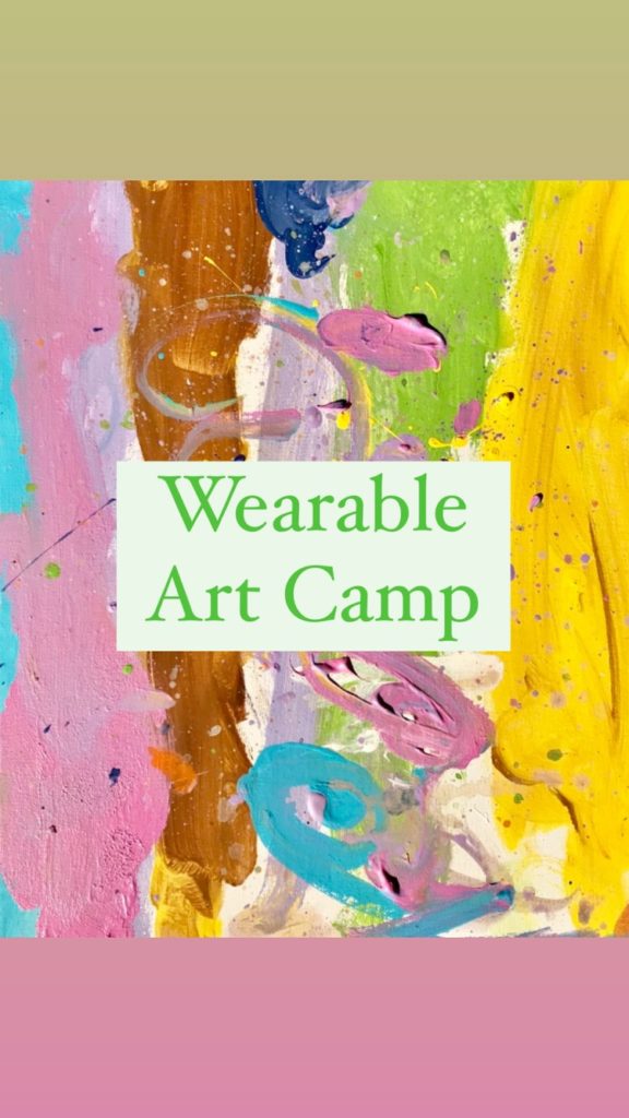 wearable art camp graphic