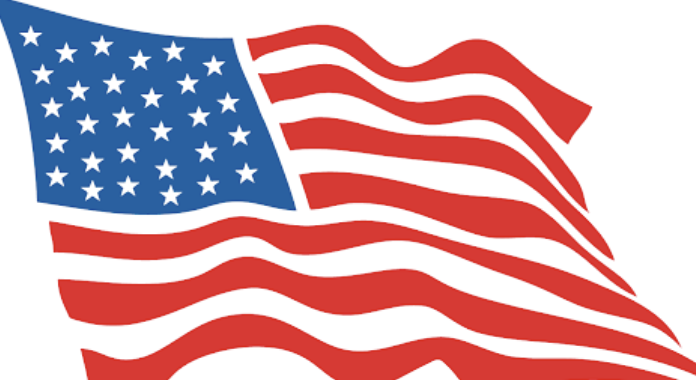 american flag graphic