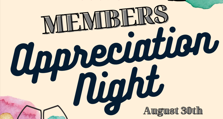 appreciation night graphic