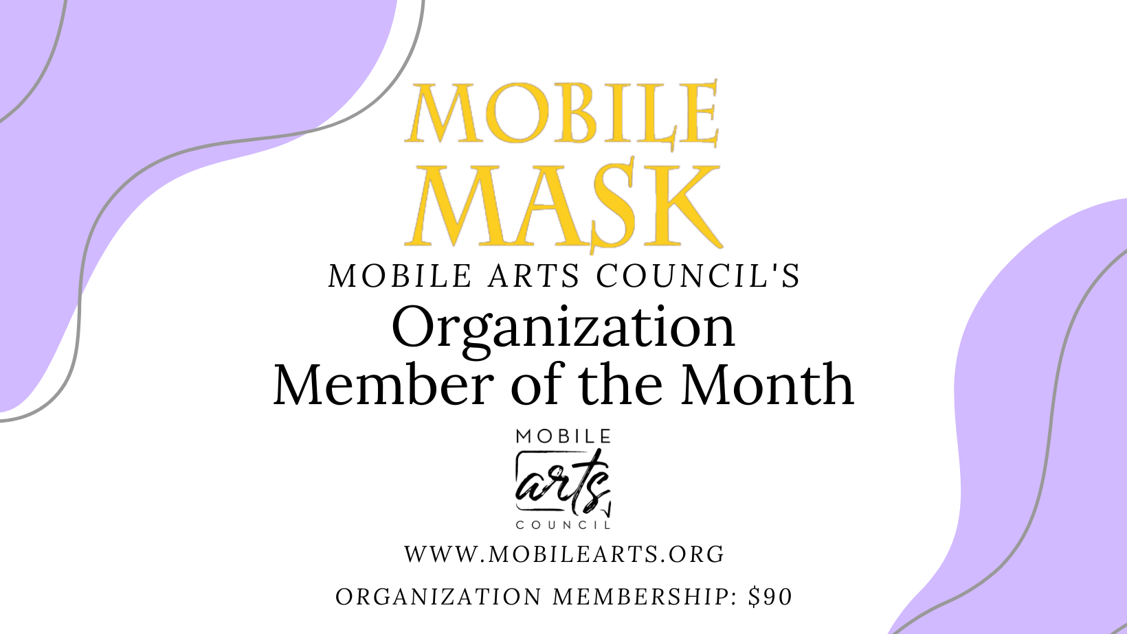 organization member of the month graphic