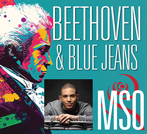 beethoven and blue jeans graphic