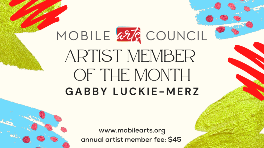 artist of the month gaby luckie-merz graphic