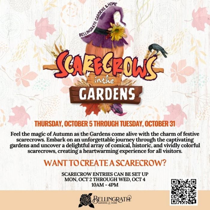 scarecrows in the gardens graphic