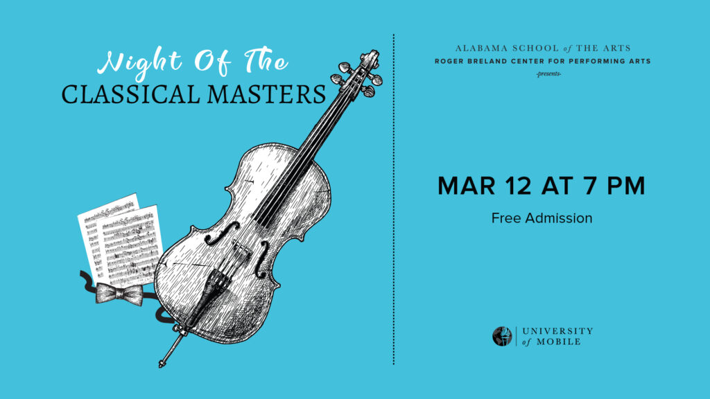 night of the classical masters graphic
