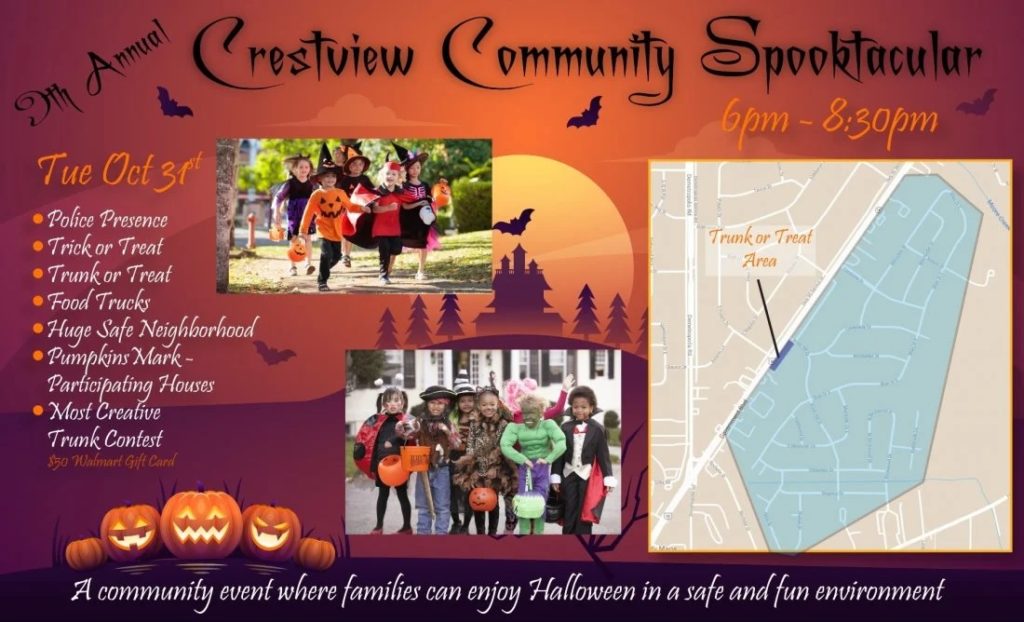crestview community spooktacular graphic