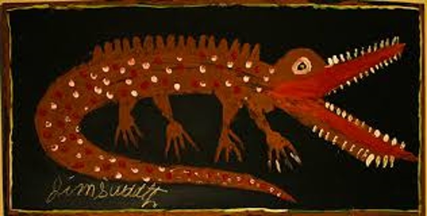 alligator painting
