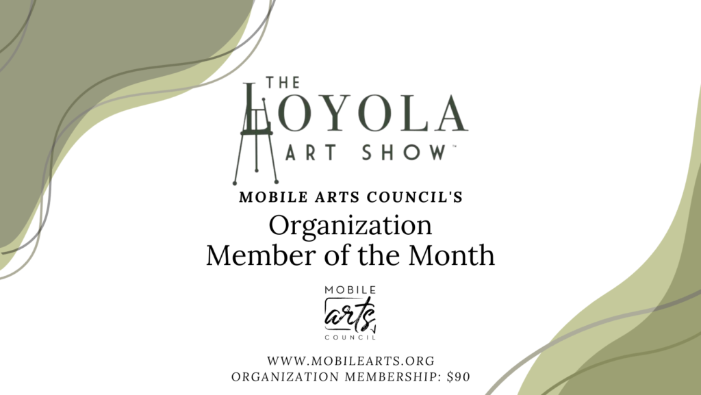 the loyola art show graphic