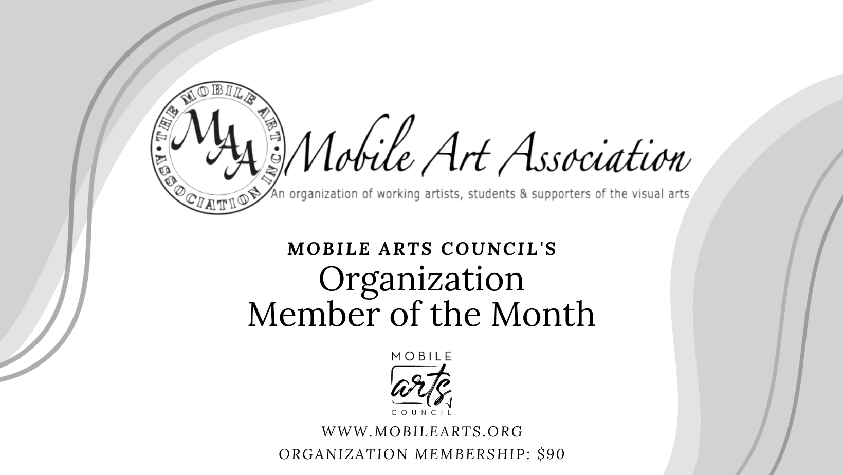 mobile art association graphic