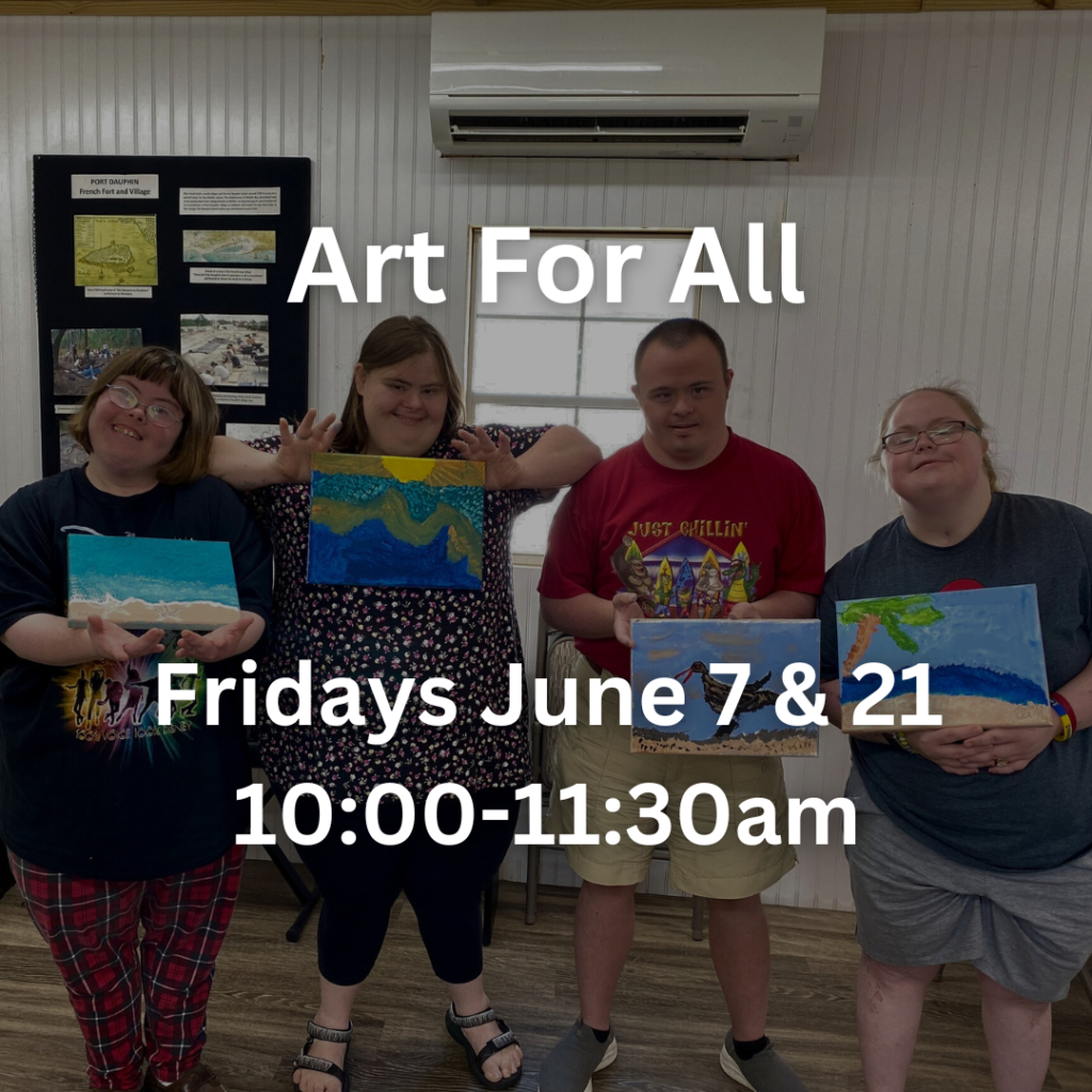 Art For All JUST CHILLIN' Fridays June 7 & 21 10:00-11:30am