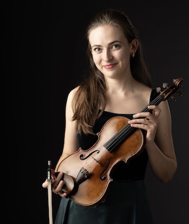 woman with violin