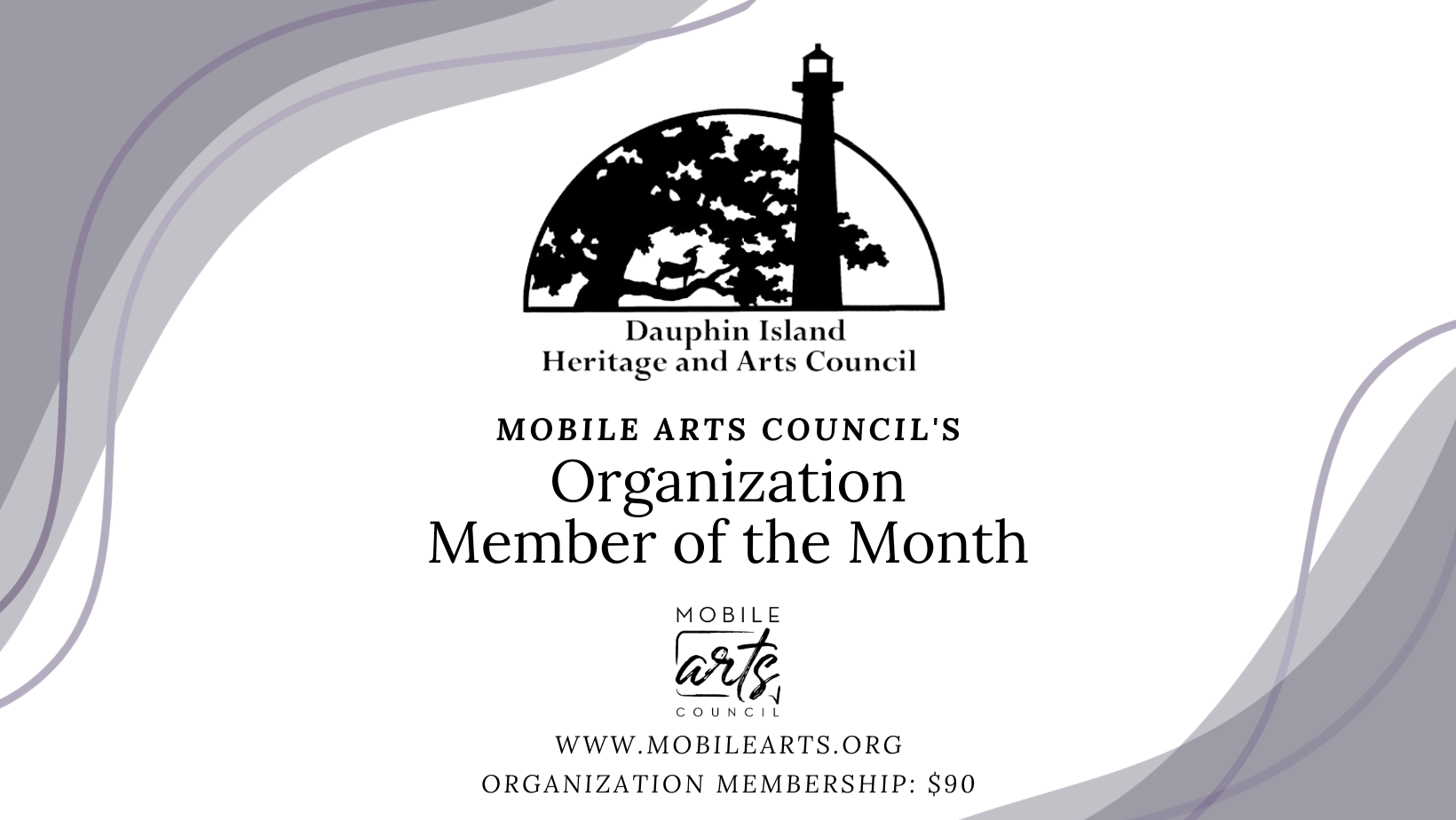organization member of the month graphic