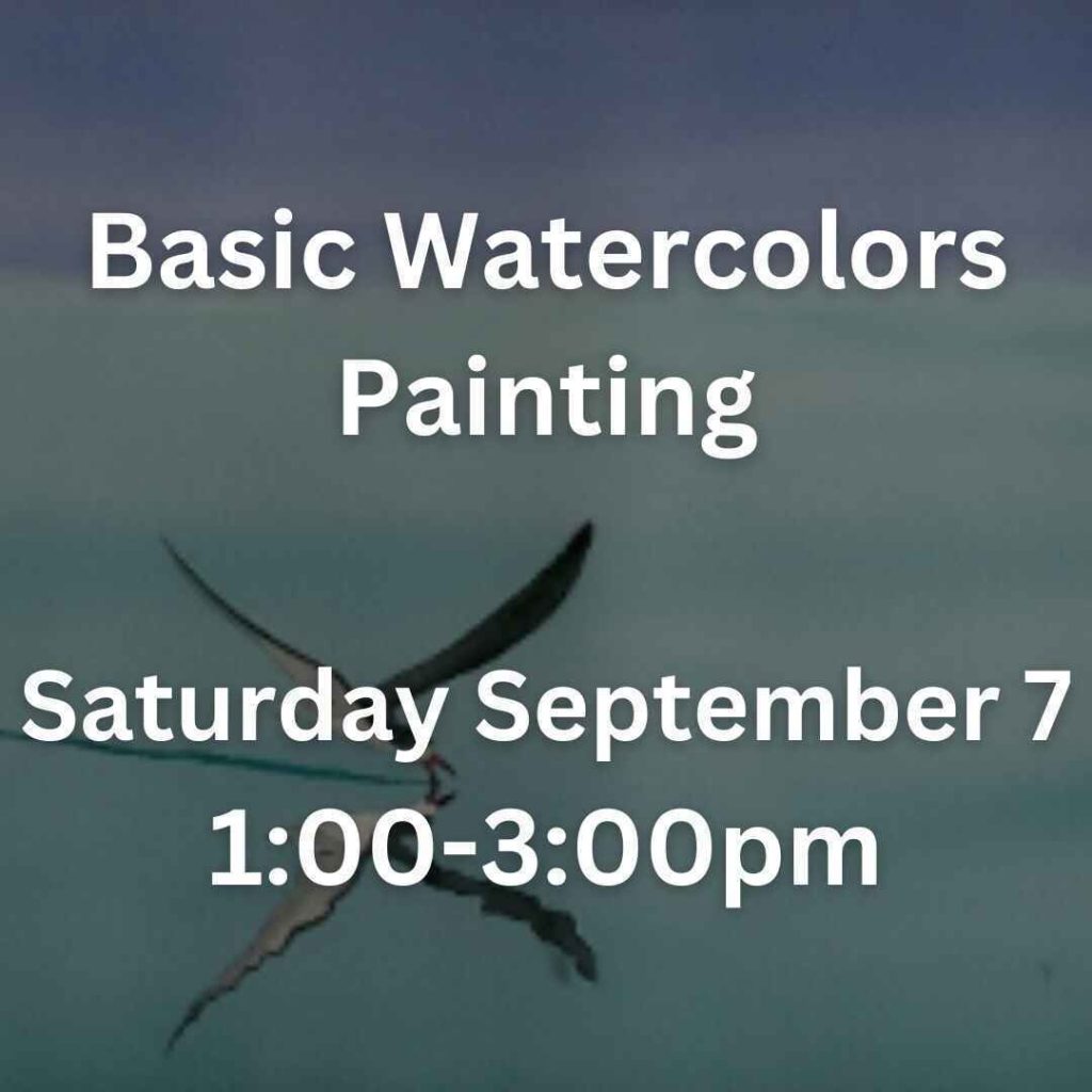 graphic for basic watercolor painting class