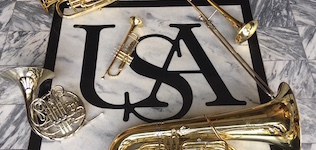 usa logo with instruments