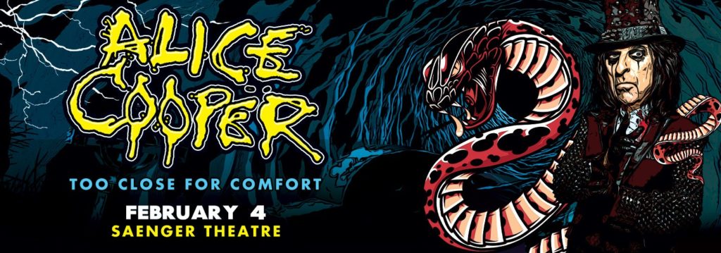 Alice Cooper Too Close For Comfort February 4 Saenger Theatre