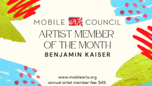 Artist member of the month graphic- Ben Kaiser