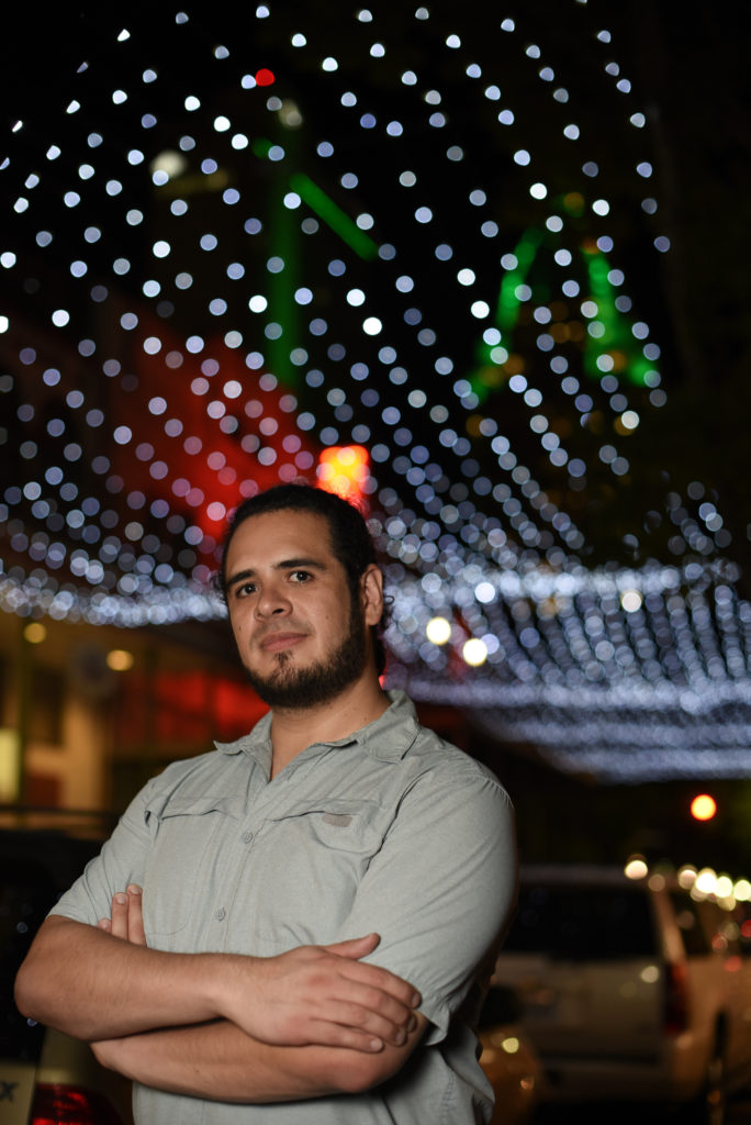 photograph of Dan Domenzain in downtown Mobile AL