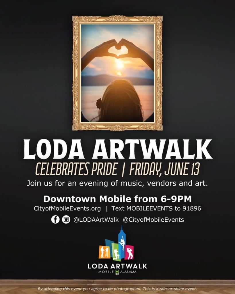 LODA ArtWalk Celebrates Pride flyer