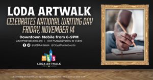 LoDa ArtWalk celebrates National Writing Day