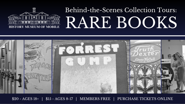 Behind-the-Scenes Collection Tour RARE BOOKS flyer