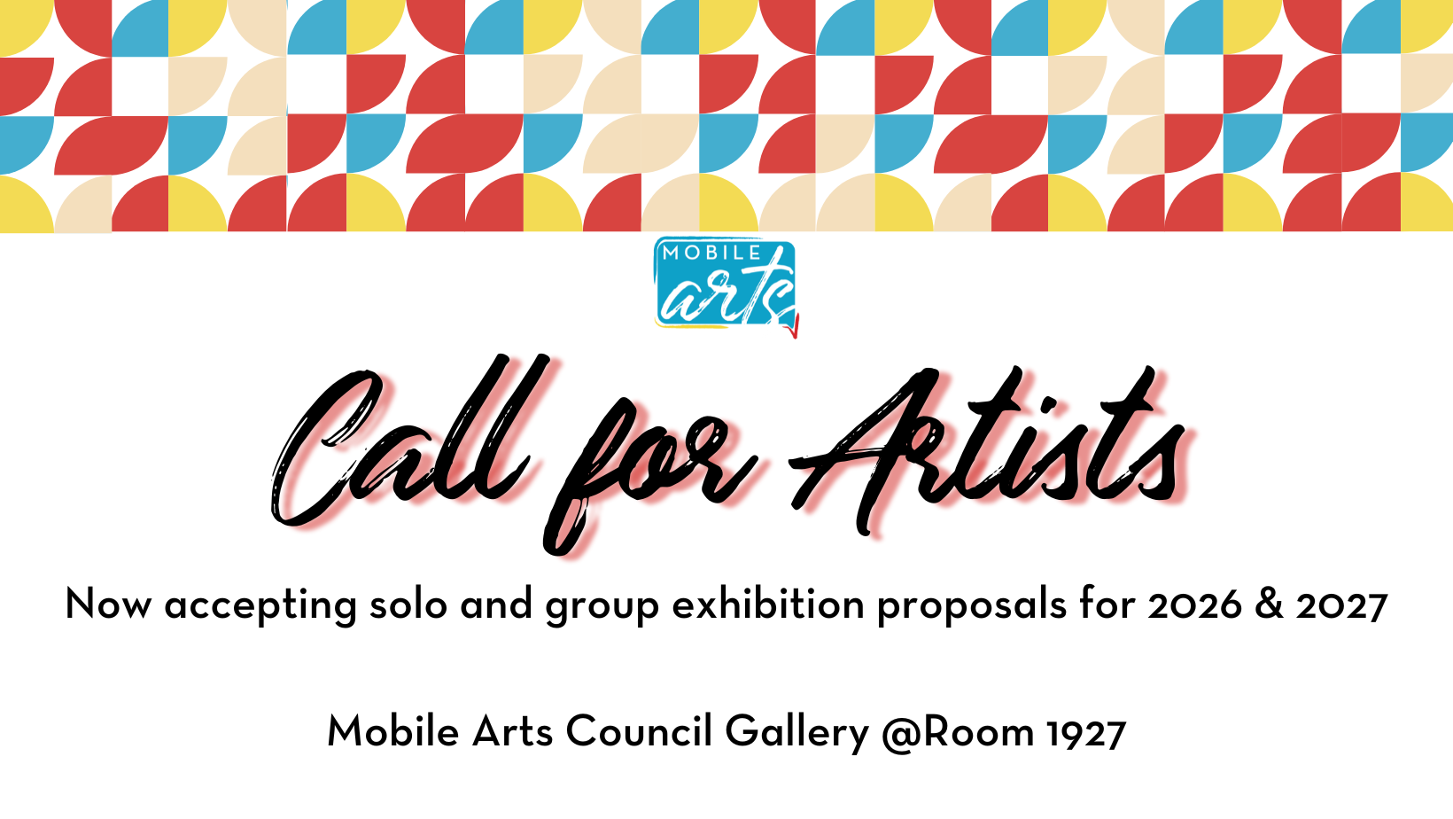 Call for Artists 2026- 2027