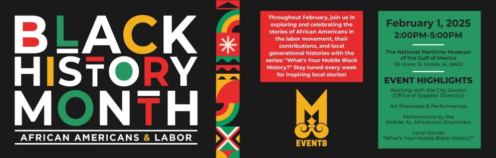 Black History Month African Americans & Labor Celebration