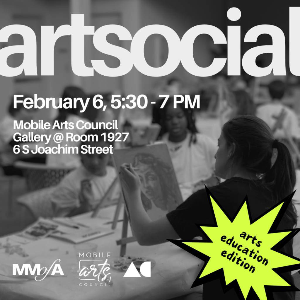 February Artsocial flyer