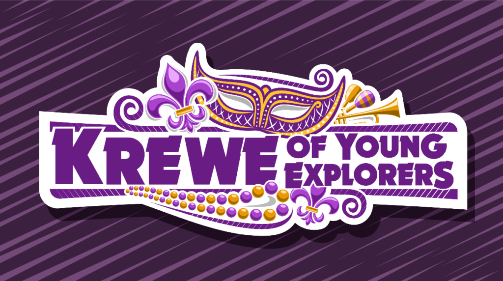 Krewe of Young Explorers logo