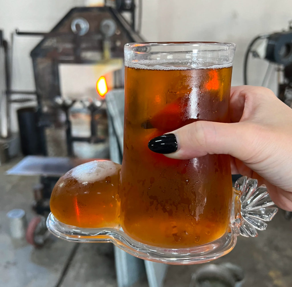 MuffinJaw Designs Beer glass