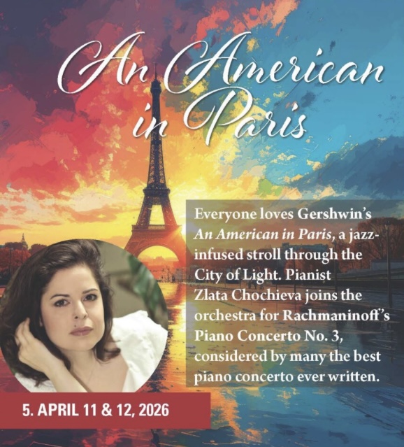 Mobile Symphony Orchestra, An American in Paris flyer