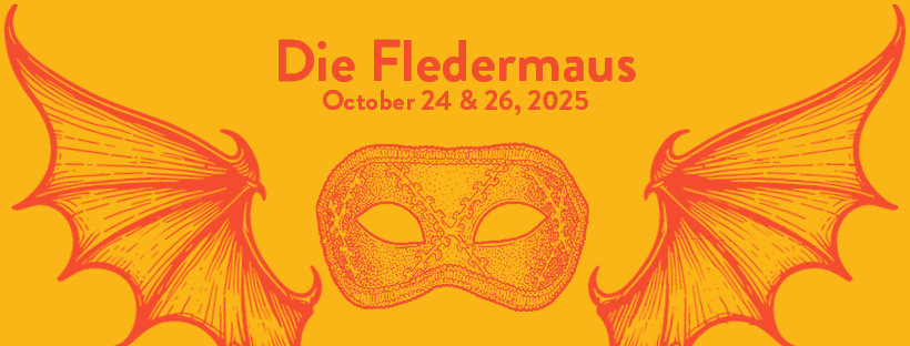 Die Fledermaus October 24, 26, 2025 masquerade mask With devil wings