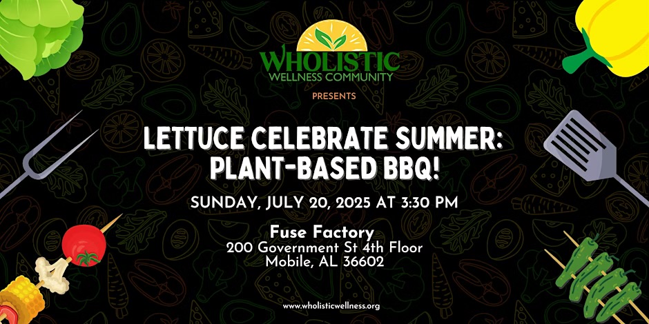 Fuse Project Lettuce Celebrate Summer, Plant Based BBQ flyer
