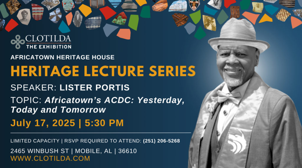 Africatown Heritage House, Heritage Lecture Series featuring Lister Portis