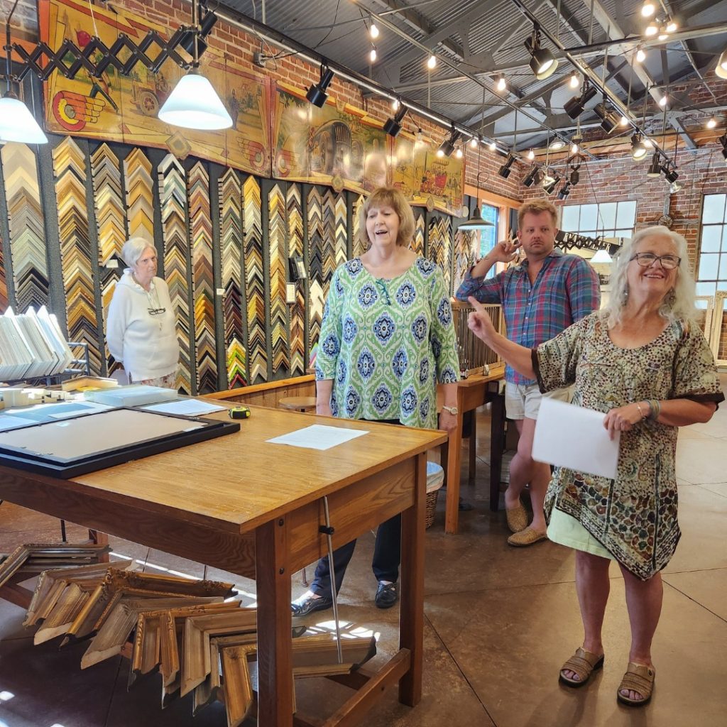 Cathy Collins and team at Ashland Gallery