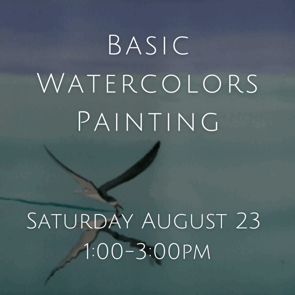 Basic Watercolors Painting flyer