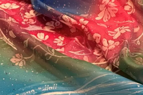 Batik Silk Painting