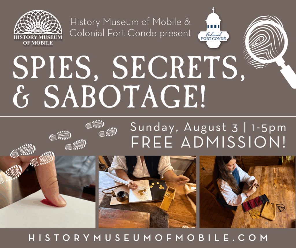 Spies, Secrets, and Sabotage flyer