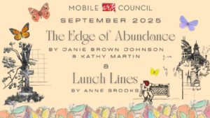 September Exhibitions 2025 Edge of Abundance- Kathy Martin & Janie Johnson and Lunch Lines- Anne Brooks