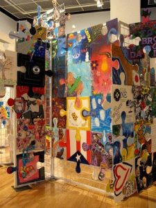 Puzzle piece art display