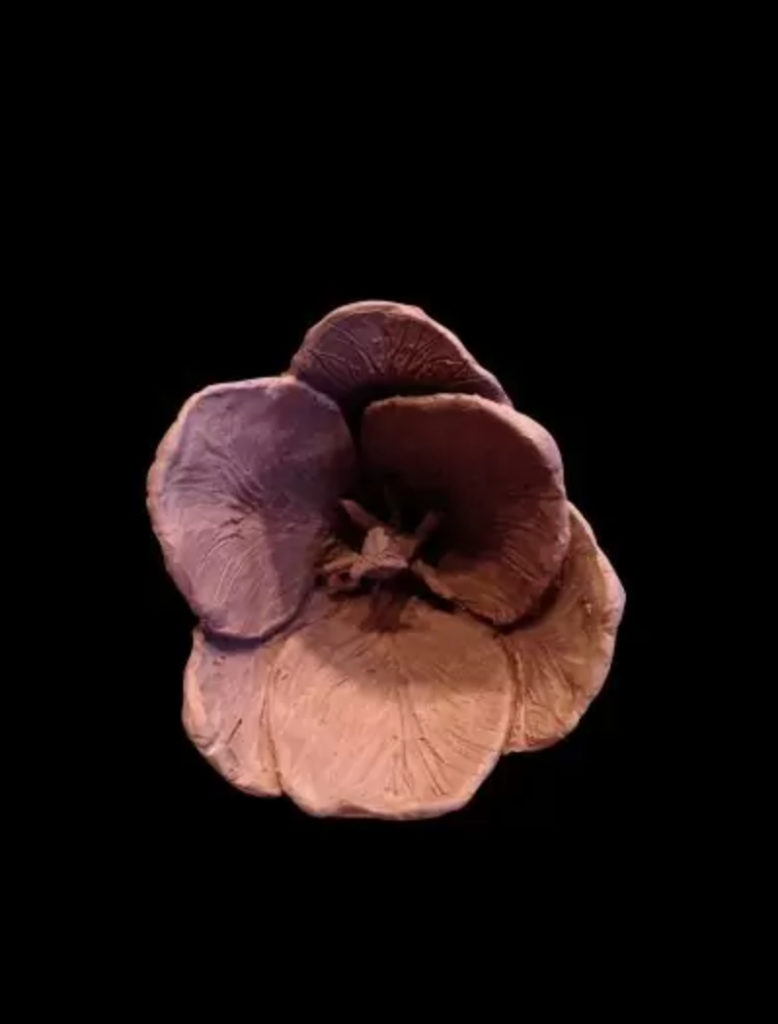 Clay Floral Sculpture