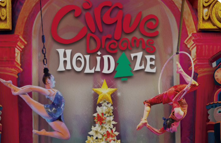 Cirque Dreams Holidaze graphic