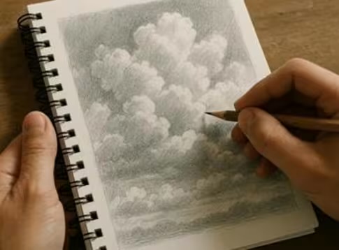 Sketch of clouds