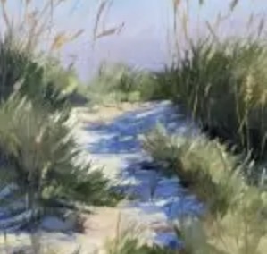 Plein Air beach painting