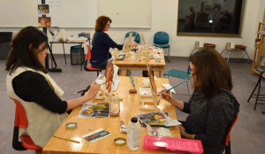 Oil painting at MMofA