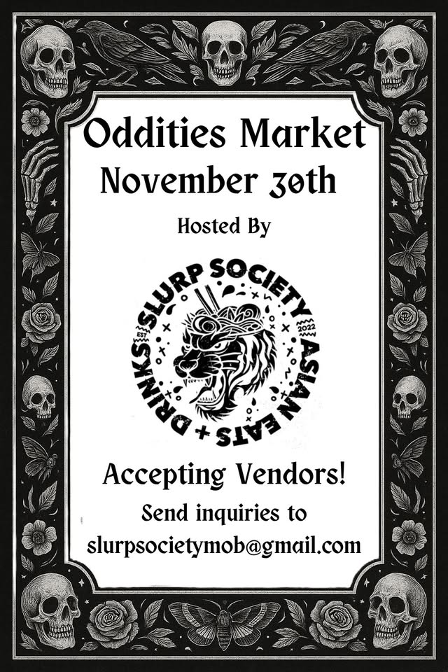 Slurp Society Oddities Market